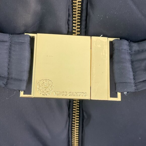 Vince Camuto Womens Medium Faux Fur Hooded Down Feather Fill Coat Puffer Jacket - Picture 9 of 16